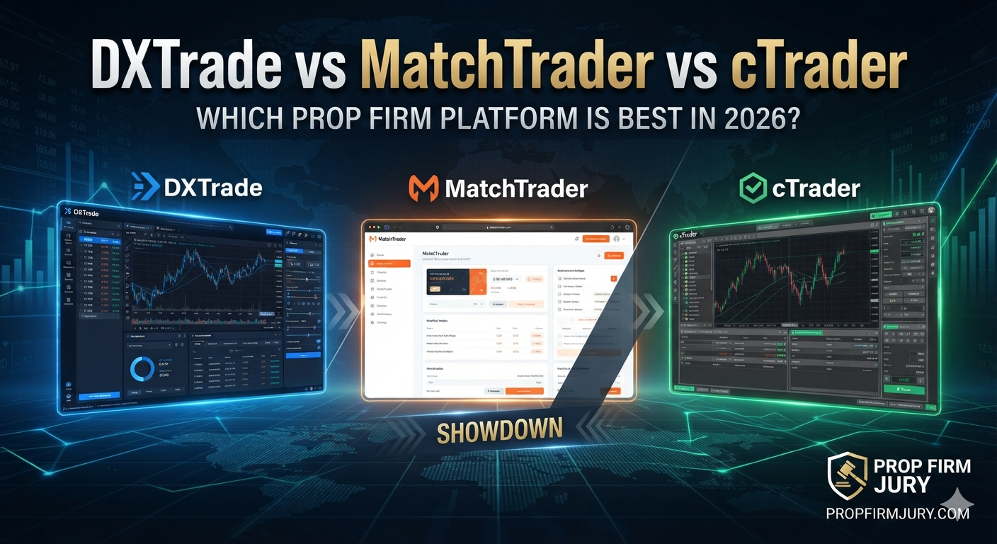 DXTrade vs MatchTrader vs cTrader: Which Prop Firm Platform is Best in 2026?